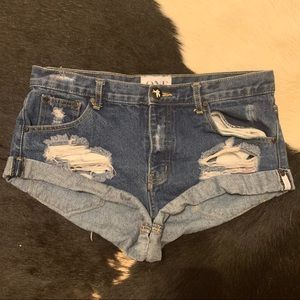 The classic dark blue One Teaspoon Bandits